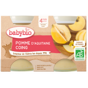 Babybio POT POMME COING 2x130G