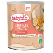 BABYBIO CEREALES 3 FRUITS...